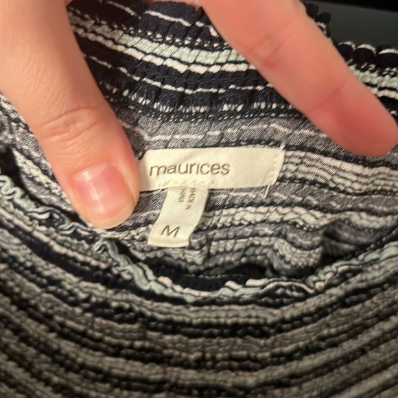 Maurice’s Striped Off The Shoulder Top - Picture 4 of 4